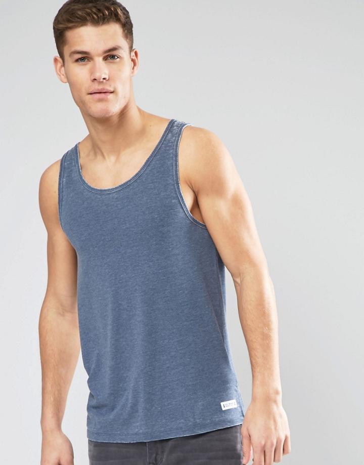 Esprit Burnout Tank - Navy