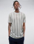Asos Longline Mesh T-shirt In Mint - Green