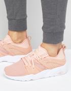 Puma Blaze Of Glory Soft Tech Sneakers In Pink 36412803 - Gray