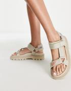 Tommy Jeans Chunky Webbing Sandal In Beige-neutral