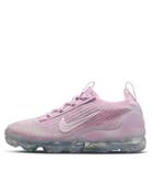 Nike Air Vapormax 2021 Flyknit Sneakers In Light Arctic Pink/iced Lilac