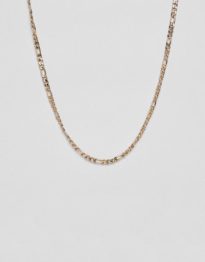 Weekday Flat Chain Necklace - Gold