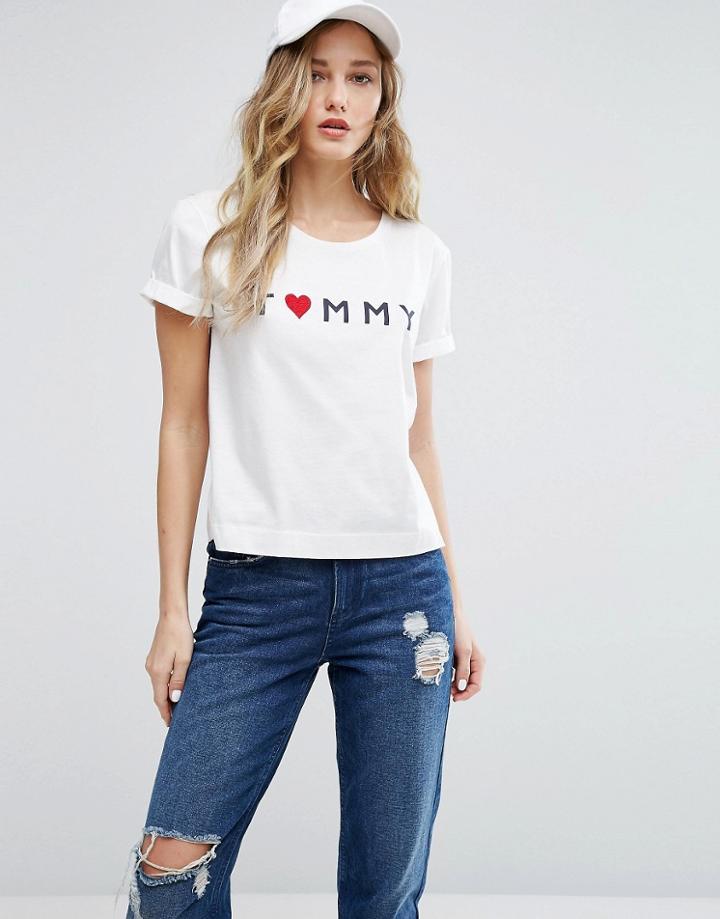 Tommy Hilfiger Logo T-shirt - White