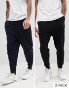 Asos Drop Crotch Jogger Multipack - Multi