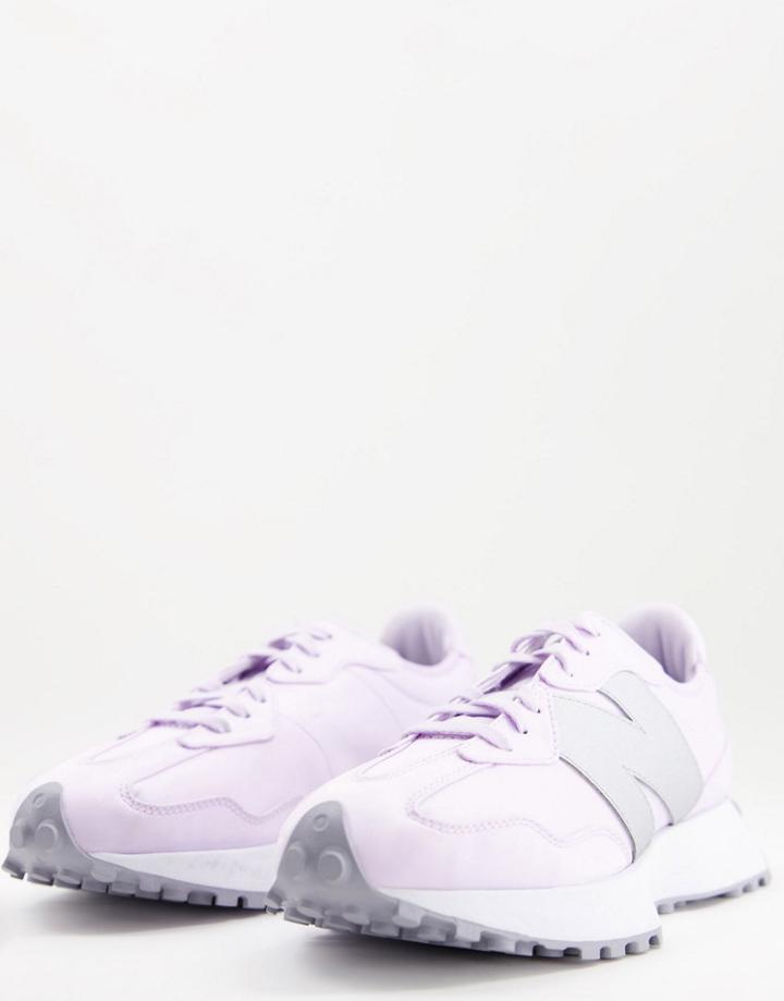 New Balance 327 Sneakers In Lilac And Silver-purple