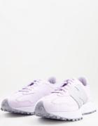 New Balance 327 Sneakers In Lilac And Silver-purple
