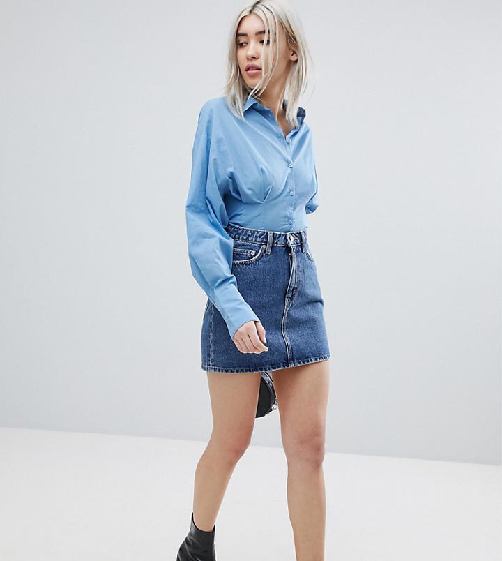 Weekday Denim Mini Skirt
