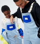 Asos Design X Glaad & Overalls In Color Block - Multi