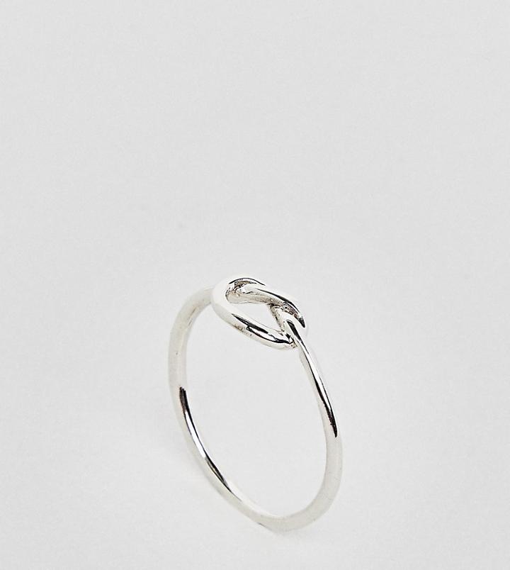 Kingsley Ryan Sterling Silver Knot Ring - Silver