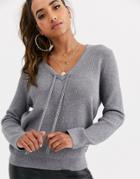 G-star V-neck Sweater-gray