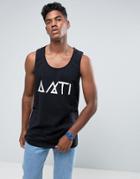 Antioch Relaxed Fit Racer Back Tank - Black