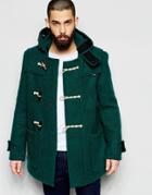 Gloverall Mid Monty Duffle Coat - Green