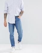 Weekday Sunday Mint Blue Tapered Jeans - Blue
