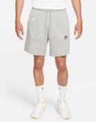 Nike Multi Futura Shorts In Gray Heather-grey