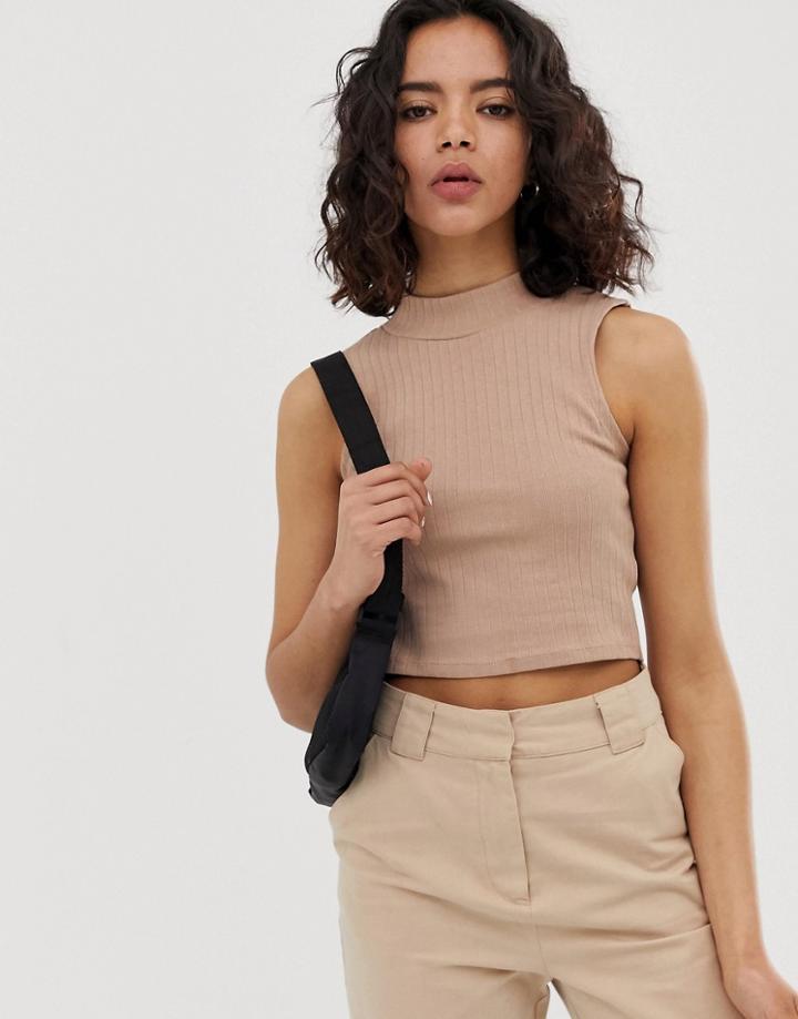 Native Youth Racer Top - Brown