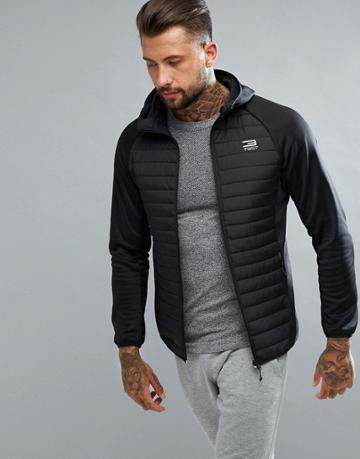 Jack & Jones Tech Quilted Training Jacket - Black