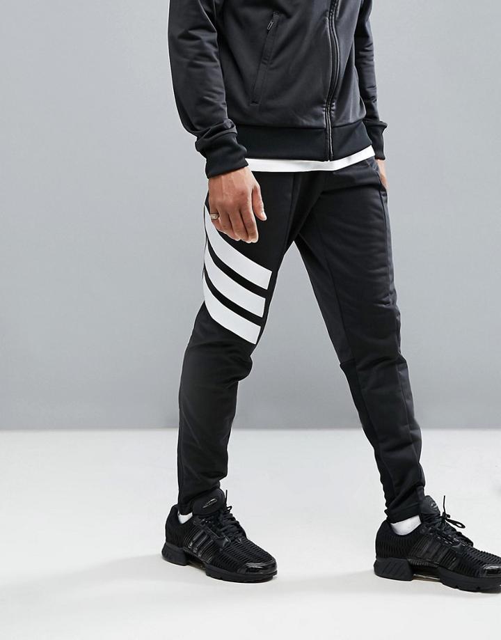 Adidas Tango Skinny Joggers In Black Az9709 - Black