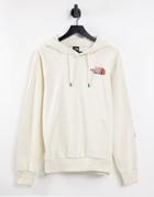 The North Face Logo Play Hoodie In Cream-white