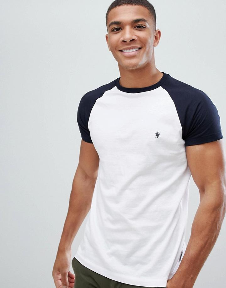 French Connection Contrast Sleeve Raglan T-shirt
