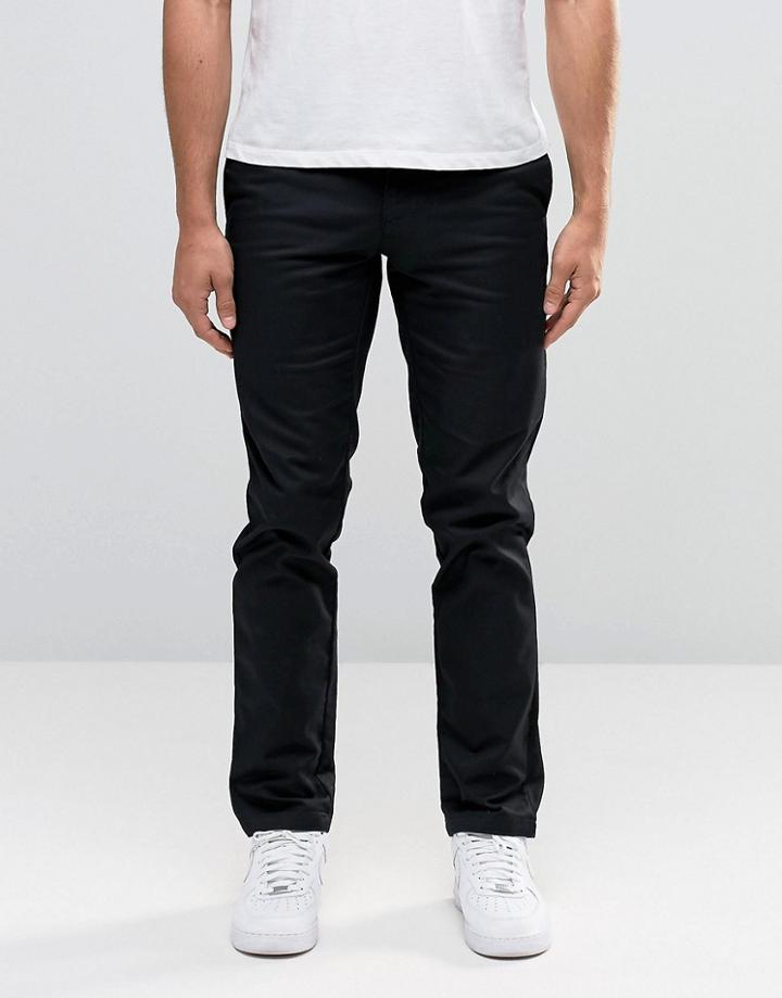 Carhartt Wip Sid Tapered Chinos - Black