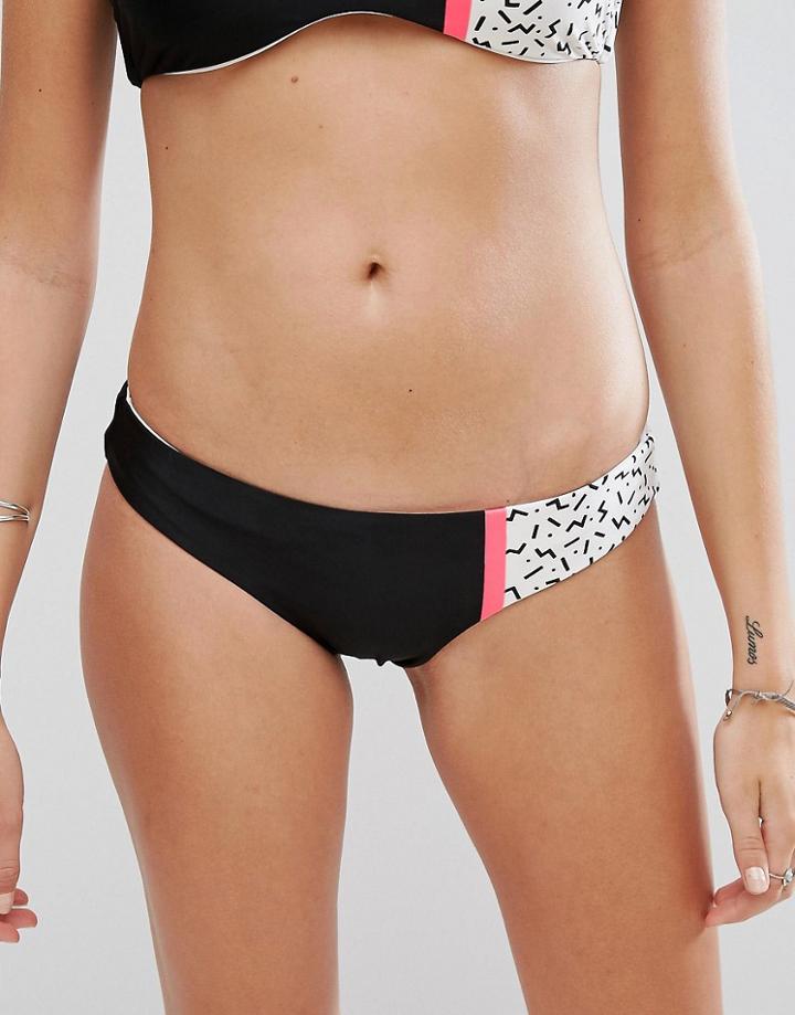 Rip Curl Mix Print Cheeky Bikini Bottom - Multi