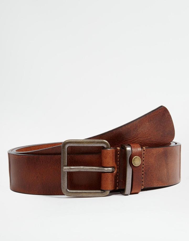 Ted Baker Katchup Leather Belt - Brown