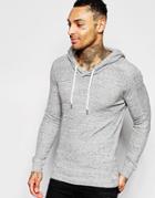 Diesel Long Sleeve Top T-gourias Hooded Waffle - Gray