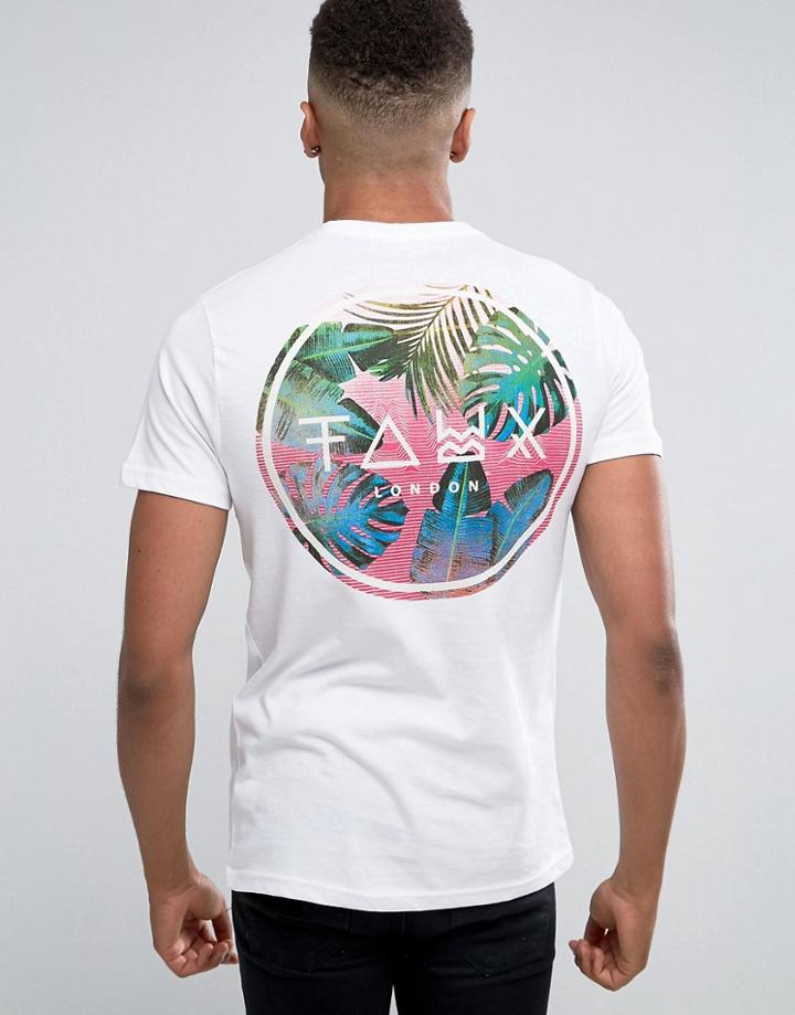 Friend Or Faux Knott Back Print T-shirt - White