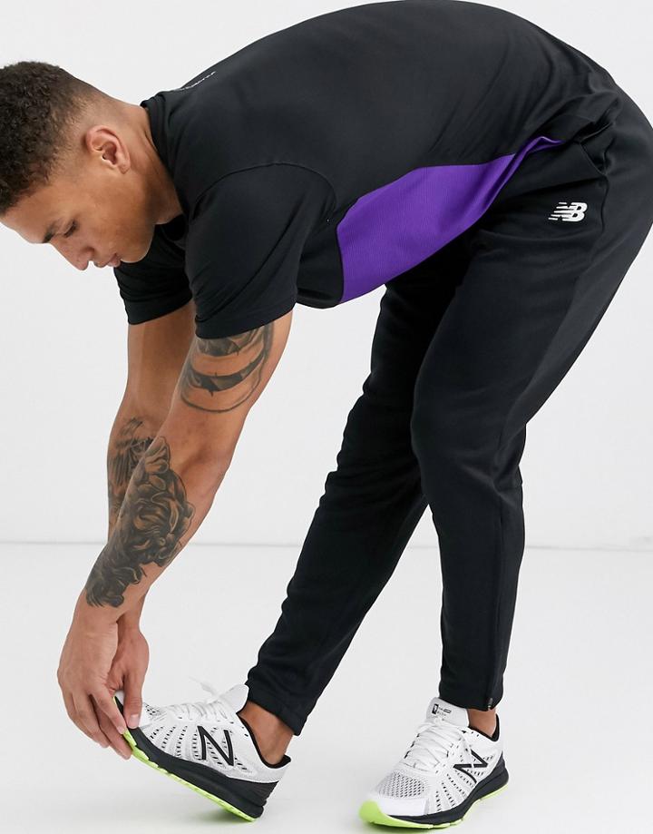 New Balance Running Tenacity Tapered Sweatpants In Black