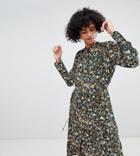 Weekday Retro Print Shirt Dress-multi