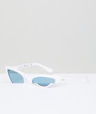 Vogue Cat Eye Sunglasses By Gigi Hadid In White - White