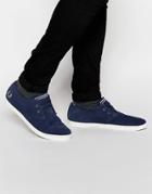 Fred Perry Byron Low Suede Sneakers - Navy