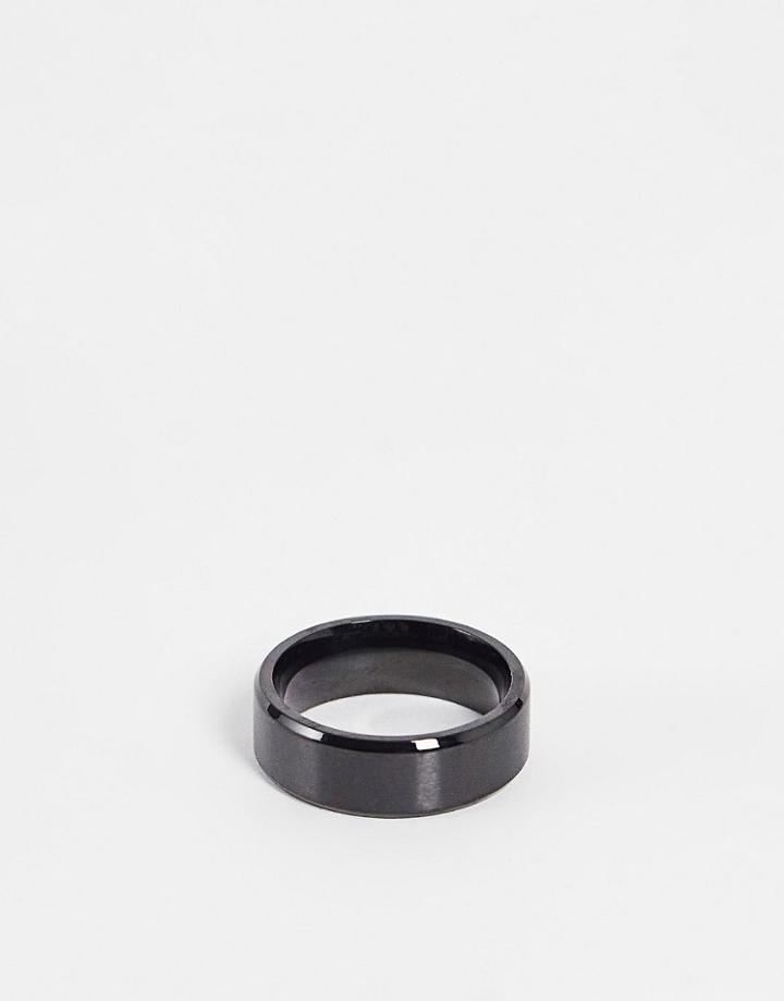 Topman Band Ring In Black