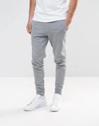 Selected Elias Skinny Joggers - Gray