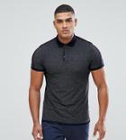 Ted Baker Tall Polo In Stripe - Gray
