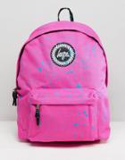 Hype Pink Splat Backpack - Pink