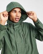 Levi's Hooded Parka Jacket In Green With Pockets