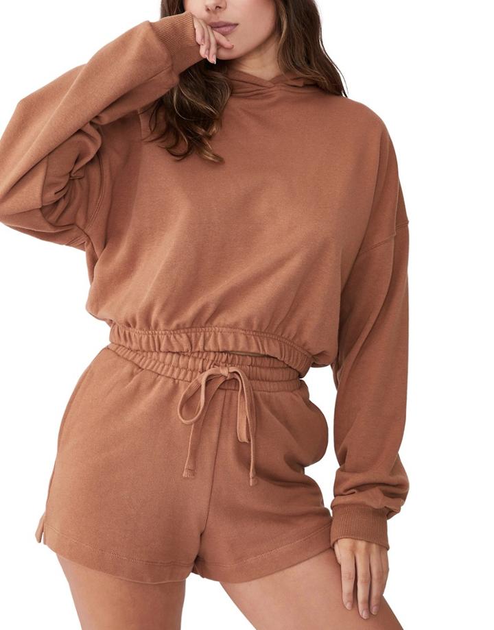 Cotton: On Sweatshirt In Beige-grey