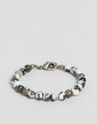 Seven London Marbled Beaded Bracelet Exclusive To Asos