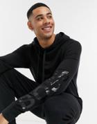 Boss Bodywear Hoodie In Black