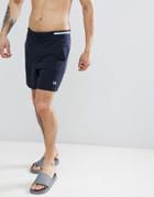 Fred Perry Riviera Tape Swim Shorts In Navy - Navy