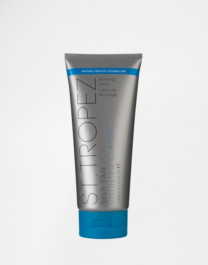 St Tropez Untinted Bronzing Lotion 200ml - Untinted Lotion