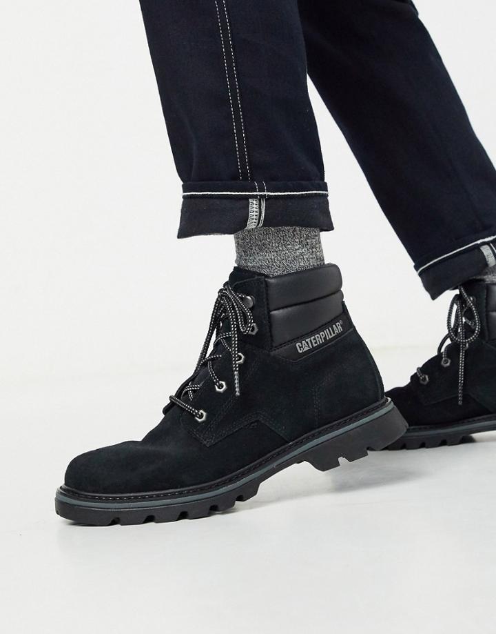 Caterpillar Quadrate Hiker Boot In Black