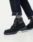 Caterpillar Quadrate Hiker Boot In Black