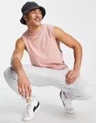 Topman Tank Top In Pink