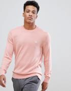 Abercrombie & Fitch Core Icon Moose Logo Crewneck Sweatshirt In Light Pink - Pink