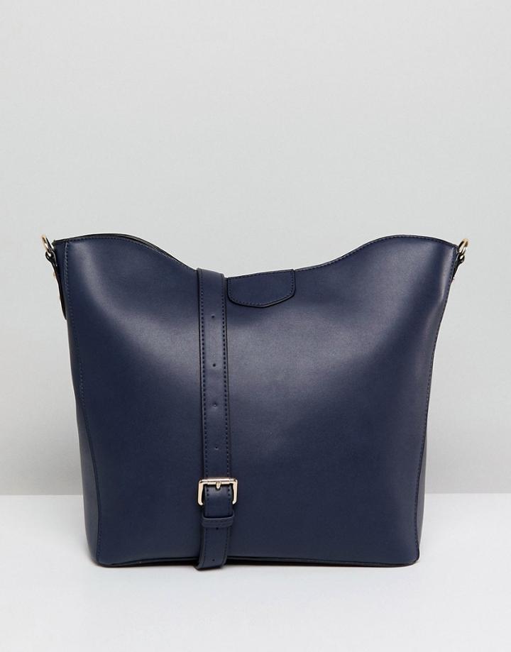 Park Lane Slouchy Shoulder Bag - Navy
