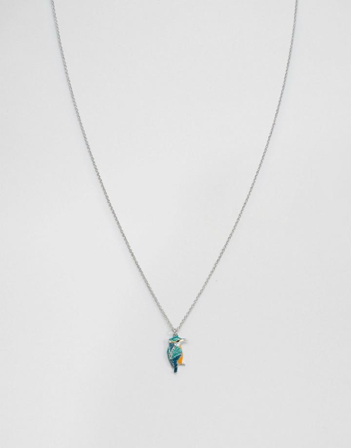 Bill Skinner Mini Kingfisher Pendant - Gold