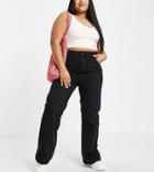 Yours Wide Leg Jeans In Black