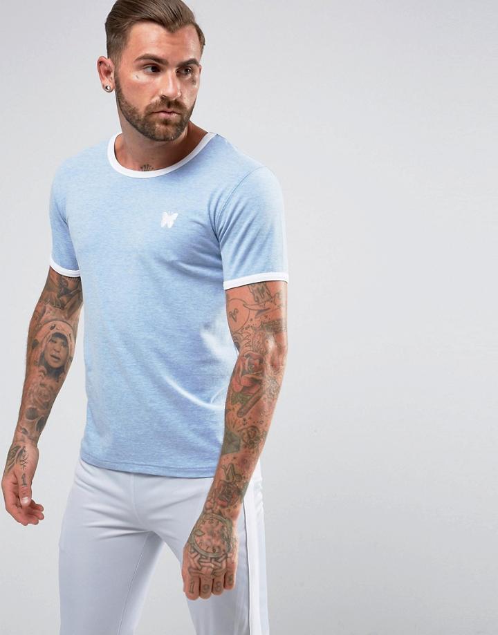 Good For Nothing Muscle Ringer T-shirt In Blue - Blue